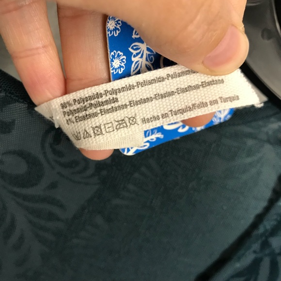 Free People Teal velvet body suit NWT - Picture 5 of 7